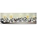 Ohio Wholesale Candles on Matel Lighted Canvas Battery Operated LED 34" x 10" x 1"