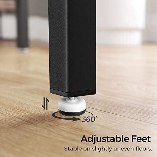 image for VASAGLE 47 Inches Dining Room Table for 4, Industrial Style with Heavy