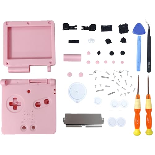 Image of Hzxkqmil Full Housing Shell Kit for Nintendo Gameboy Advance SP Console | Custom Shell Replacement Case Frosted Surface Cover with Buttons Screws Repair Parts+Tools Kit for GBA SP Console