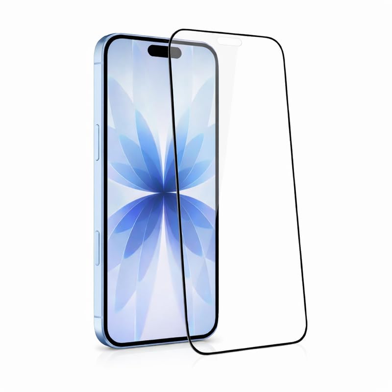 Image of Super-D Military-Grade Tempered Glass Screen Protector For iPhone 17 (6.3 Inch) - 9H Hardness Ultra HD Clear Edge-to-Edge Full Coverage Screen Guard, Anti-Scratch, Shatterproof, Bubble-Free (Pack of 2)