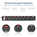Tripp Lite 7 Outlet (6 Individually Controlled) Surge Protector Power Strip, 6ft Cord, Black, Lifetime Limited Warranty & $25K Insurance (TLP76MSGB)