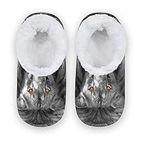 PUXUQU Kids House Slippers Vintage Lion House Shoe Bedroom Shoes Slipper Socks Slippers for Boys Girls Indoor Use