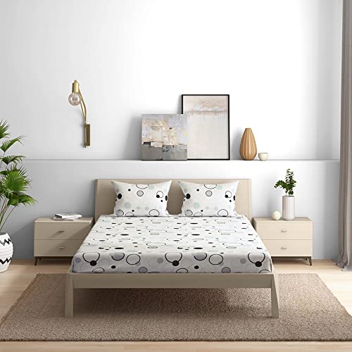 Image of Wakefit Wakefit Flat Bedsheet Bubbles Double