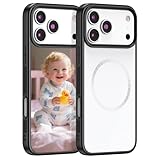 GUESNUY 2 Pieces Magnetic Compatible for iPhone 17 Pro Max Sublimation Blank Case Compatible with MagSafe Printable DIY Phone Case Anti-Slip Shockproof Protective Cover