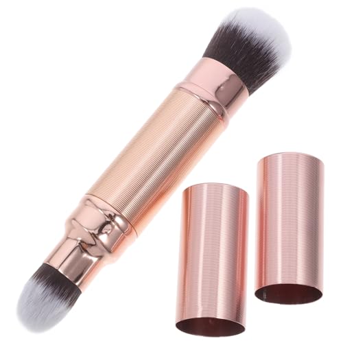 Beatifufu Concealer Brush Retractable Handle Dual-ended Brush for Face Blush Powder Makeup
