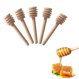 YYGMSS Honig-Dipper Holz Honiglöffel Set (20 Stück)