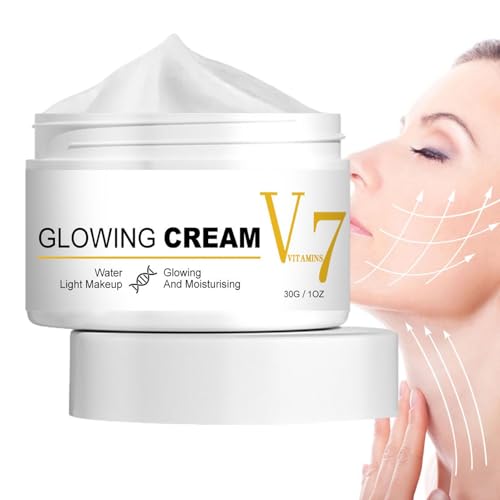 Crema Resplandeciente,Crema Facial Hidratante - Hidratante iluminador facial | Crema hidratante, reafirmante y reafirmante para la piel de 1 oz, crema ligera para el cuidado de la piel, crema iluminad
