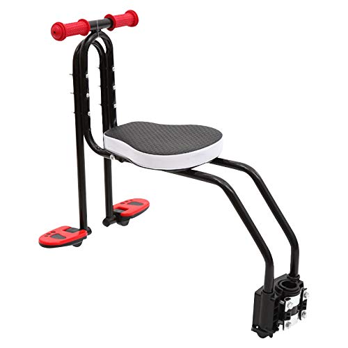 Puselo Siège de vélo pour enfant - Fixation avant - Réglable - Pour vélo de montagne - Pour enfant Cover