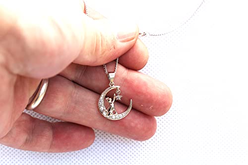 Baobei - Collana donna con gatto in argento