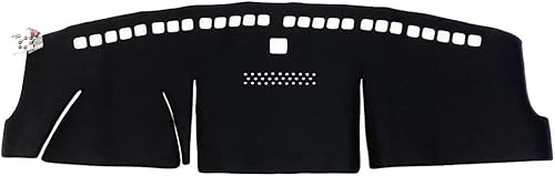 Wellvisors Cubierta negra para salpicadero compatible con Ford F-150 2021-2024 sin pantalla frontal