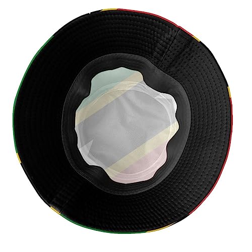 Image of Flag Bucket Hat Fashion Fisherman Hat Cute Flag Bucket Hats Sun Hat for Women Men
