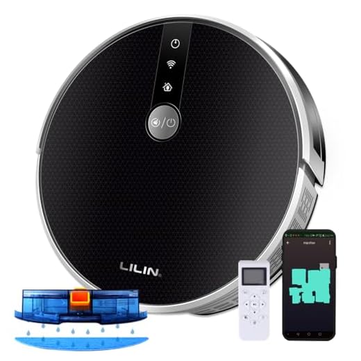 LILIN C30B Robô aspirador de pó, exibição de mapa AI, Ele é bivolt recarrega 110/220v, controle de voz WiFi, sucção 5KPa, suporte Alexa e Google, tecnologia Power Boost, Do Brasil