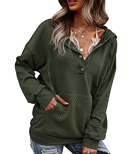 Hoodie Damen Oversize Kapuzen Sweatshirt Damen Hoodies für Damen Pullover...