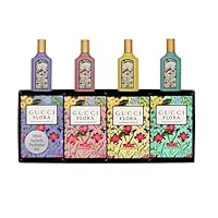 Gucci Parfüm für Frauen, 4-teiliges Mini Splash Reise-Geschenkset | Wunderschöne Magnolie + Wunderschöne Gardenie + Wunderschöne Orchidee + Wunderschöne Jasmin