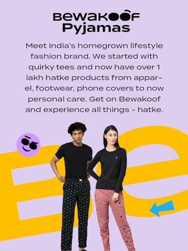 Image of Bewakoof Men's All Over Printed Regular Fit Cotton Pyjamas