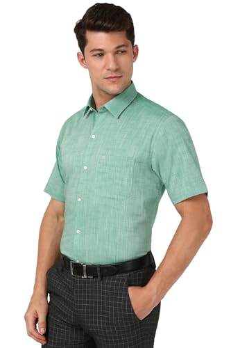 Image of Peter England Men Cotton Regular Fit Formal Shirt