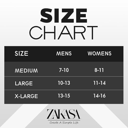 Image of ZAKASA Non Slip Grip Socks - Non Skid Crew Grippy Socks for Men Women Anti Slip Grippers for Elderly Hospital Yoga Pilates