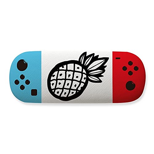 Étui à lunettes ananas noir pour dessin de fruits