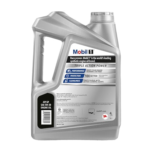 Image of Mobil 1 5W30 Fully Synthetic Engine Oil (4 L) | Compatible with car