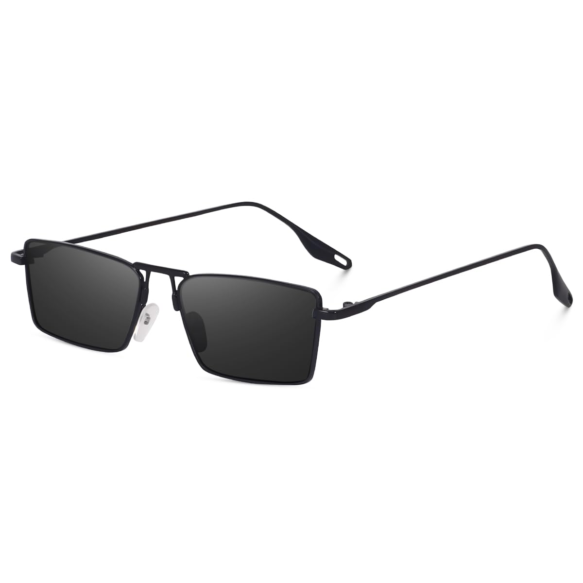 dervin Metal Rim Rectangular Sunglasses for Men and Women-picture-36