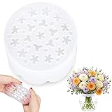 3er-Set Silikon-Blumenstielhalter, Flexible Stielstütze Wiederverwendbares Blumenbindematerial für DIY-Blumensträuße Heim- und Hochzeitsdekoration