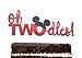 Twodles Cake Topper Mickey Mouse Inspired Two Year Birthday
