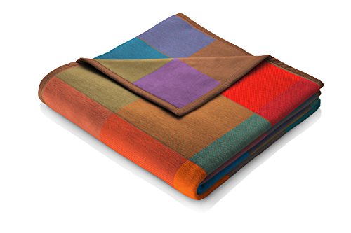 Biederlack Knuffeldeken kleurrijk, sofadeken 100% katoen, 150 x 200 cm - Image 3