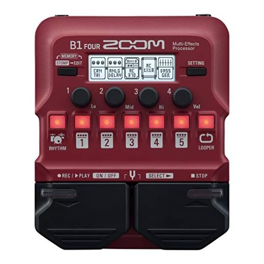 Zoom - B1 FOUR - pedal multiefecto para bajo eléctrico
