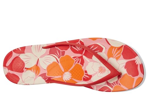 Image of FitFlop Iqushion Flowerz Ergonomic Flip-Flops