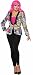 Women's Adult Pop Art Blazer Costume Jacket Comic Book Cartoon Characters Std