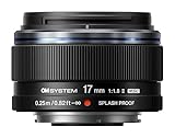 Om System Olympus M.Zuiko Digital 17mm F1.8 II for Micro Four Thirds System Camera, Weather Proof, Compact Design, Beautiful Bokeh, Bright