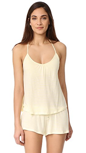 eberjey Women's Love Letters T Back Shelf Cami