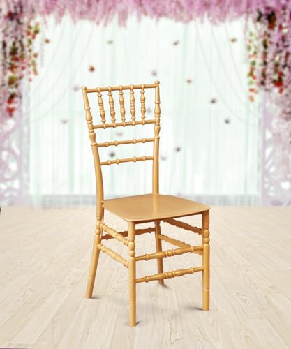 Image of Prima Plastic Mandapam 1 | Indoor Outdoor Chair | Armless Chair | 100% Virgin Plastic for Dining Room, Events, Gathering, Weddings, Garden