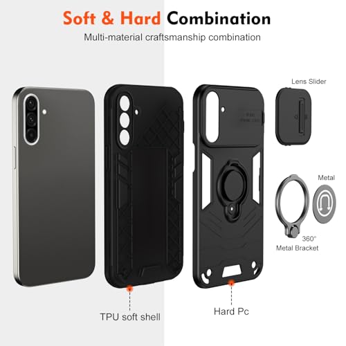 Coque Samsung A36 avec béquille protection caméra antichoc rigide - 6