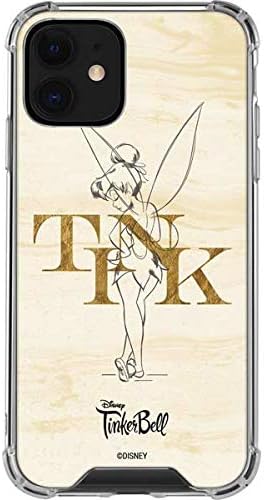 Skinit Clear Phone Case Compatible with iPhone 12 - Officially Licensed Disney Tinker Bell Tink Magic Pencil Art Design