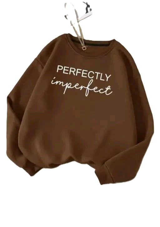 Women Girls Acrylic Printed Sweatshirt Full Sleeve Stylish Winter Casual Pullover Top-image-32