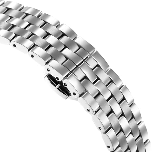 Image of Xylys Waltz-G with Analog with Date Automatic Champagne Dial Silver Leather Strap Watch for Men - 40060SM01E