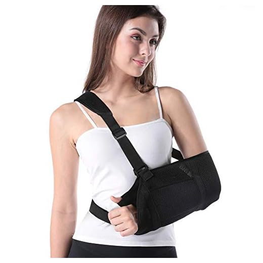 DOACT Cabestrillo Hombro - Inmovilizador ajustable con Eslinga de Hombro y Codo de Muñeca, Proporciona Estabilización y Soporte para Hombres y Mujeres la Izquierda y la Derecha Mano