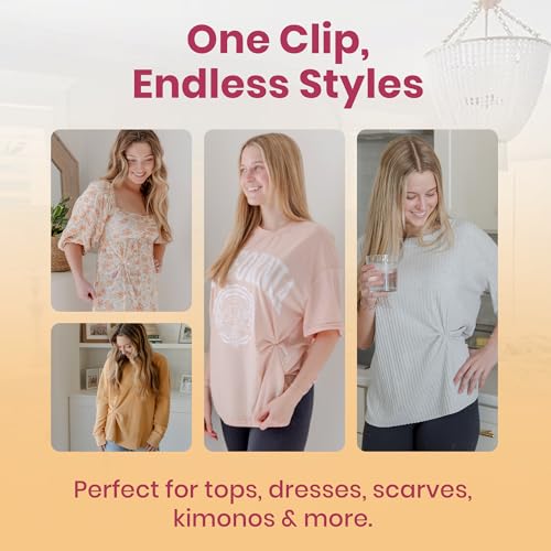 Image of Cinch Clips for Women Clothing, Adjustable for Dresses, Blouses & Tops, Versatile Concealed Design, Comfortable Fit, Fashionable & Easy to Wear