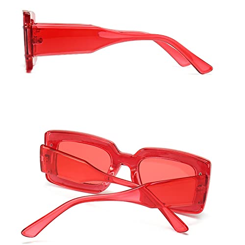 Image of Fashion Square Sunglasses For Women Men Rivet Decoration Luxury Ladies Sun Glasses UV400 Shades Lady Leopard Eyewear