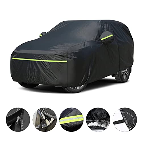 For Nissan Rogue Full Car Cover Waterproof All Weather, Outdoor Car Covers With Zipper And Soft Cotton Lining Windproof Heavy Duty Protection Compatible With 2008-2022 Nissan Rogue Suv #TOP27