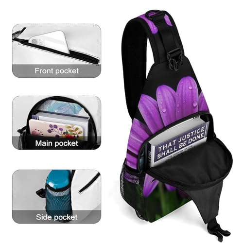 Mochila tipo sling blanca para hombre y mujer miniatura 4