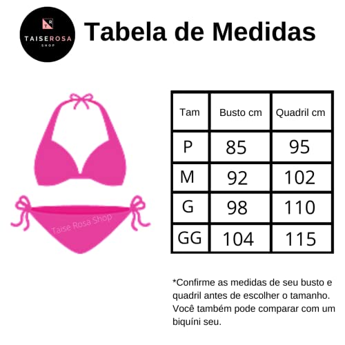 Biquini Feminino Adulto Praia Bikini Cortininha Sexy Tie Dye Fio Dental (M)