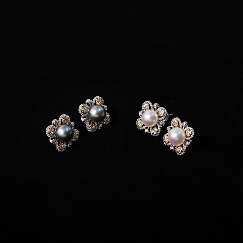 NONNYL Gifts for Wife Jewelry - Pearl Jewelry Earrings for Women, Birthday Jewelry for Girlfriend, Valentine's Day for Wife, Mother's Day for Mom Grandma N9342