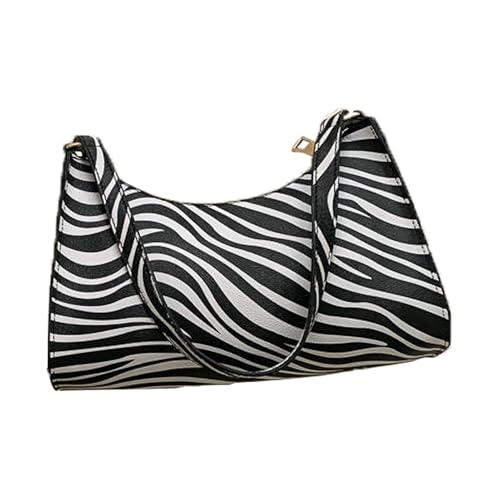 Bolso pequeño con estampado de cebra para mujer miniatura 1