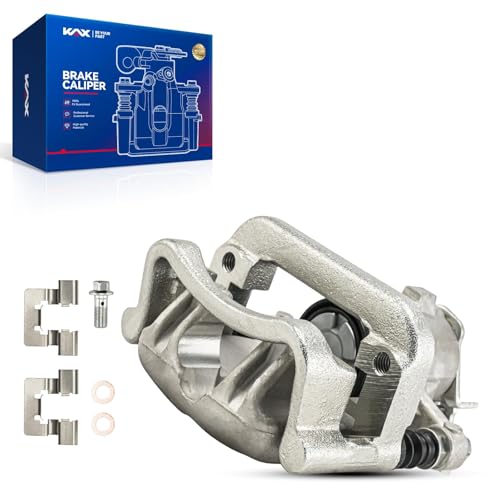 Image of KAX Disc Brake Caliper Assembly Fit for Chevrolet Malibu 2014-2015 2.5L, 2014 2.4L, Chevrolet Malibu Limited 2016, Rear Right Passenger Side, #18B5504 Brake Caliper