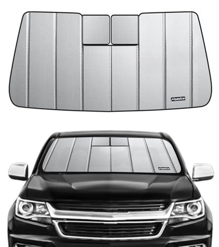 Pigenius Upgraded Windshield Sun Shade for Chevy Colorado/GMC Canyon 2015-2022,Front Window...