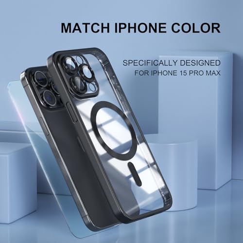 Image of Misea Magnetic for iPhone 15 Pro Max Case Compatible with MagSafe