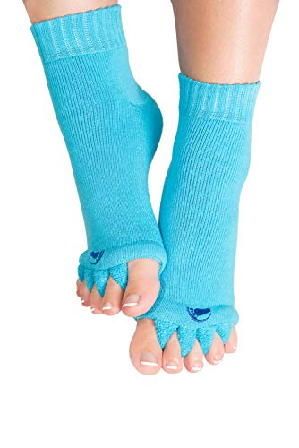 Original Foot Alignment Socks Blue (Womens 7-9 Mens 5-8) Happy Feet (Medium)