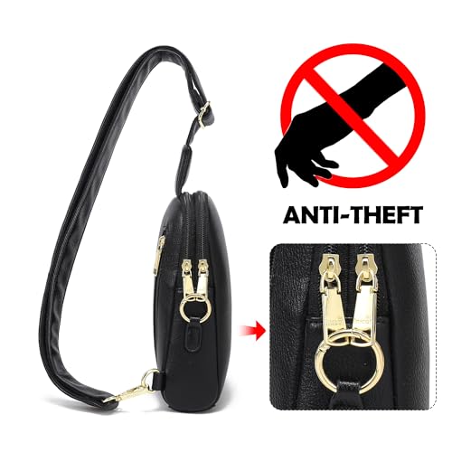 Image of INICAT Lightweight Small Crossbody Sling Bag for Women | Mini Travel Purse,Multi-pocket with Card Slots,Durable Vegan Leather,Everyday Carry